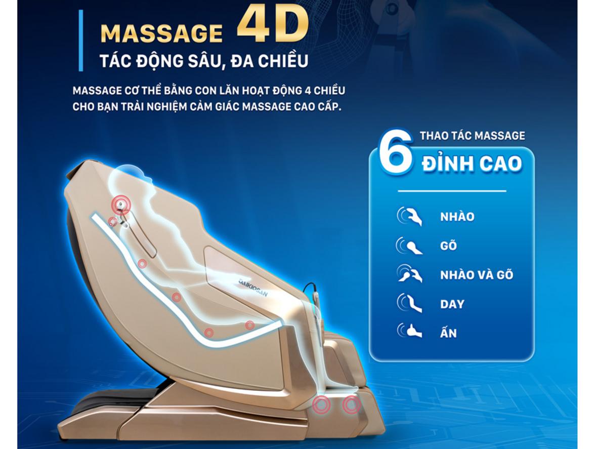 44 túi khí và đường ray SL 130cm