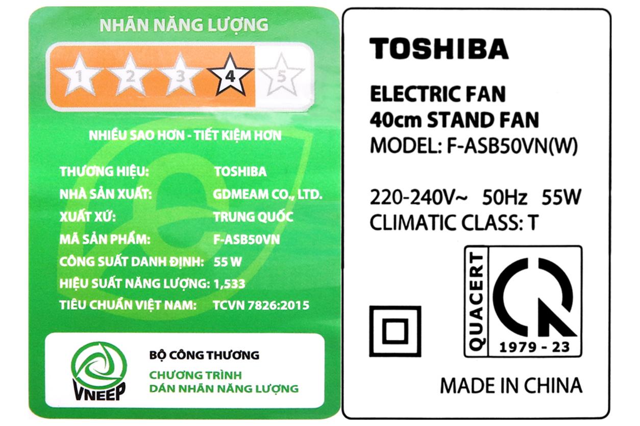 5 cánh 40cm và 3 mức gió đáp ứng nhiều nhu cầu làm mát.