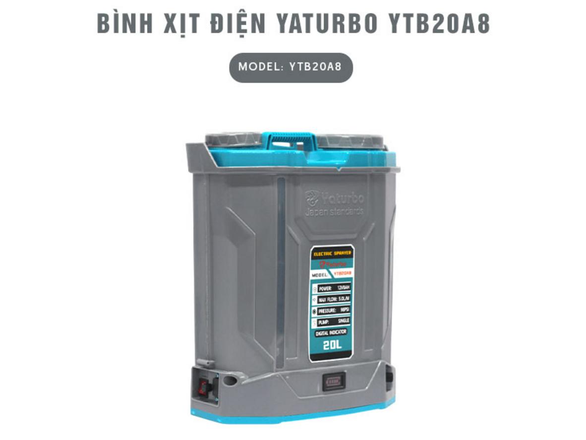 Lưu lượng 5 lít/phút và áp lực 98 PSI hỗ trợ phun khỏe, phủ đều.