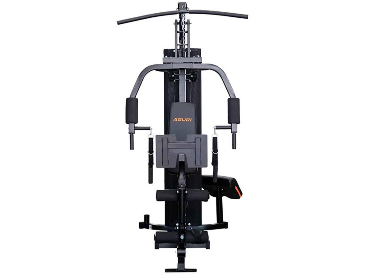 Khung thép 50x50mm giúp máy đứng vững và ổn định khi tập.