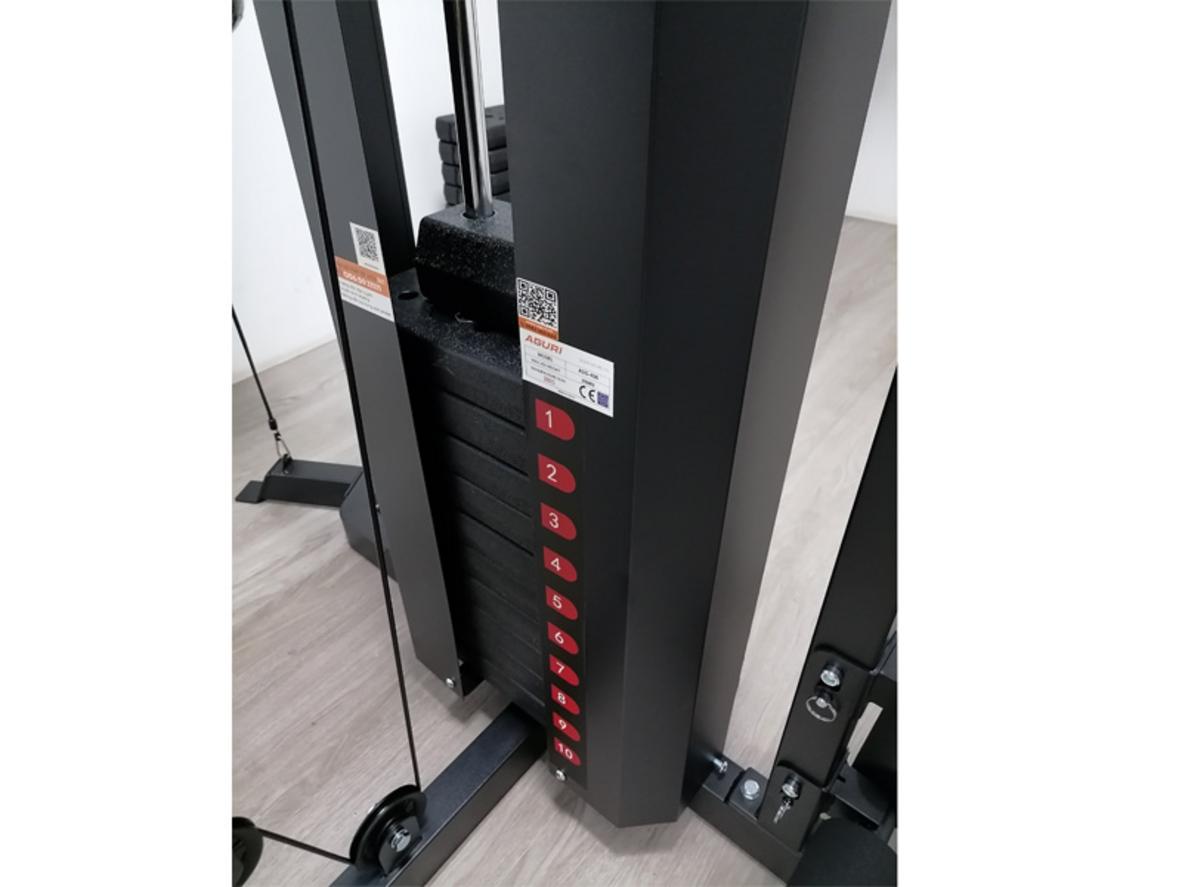 Kích thước lắp đặt phù hợp với phòng tập tại nhà hoặc gym mini.