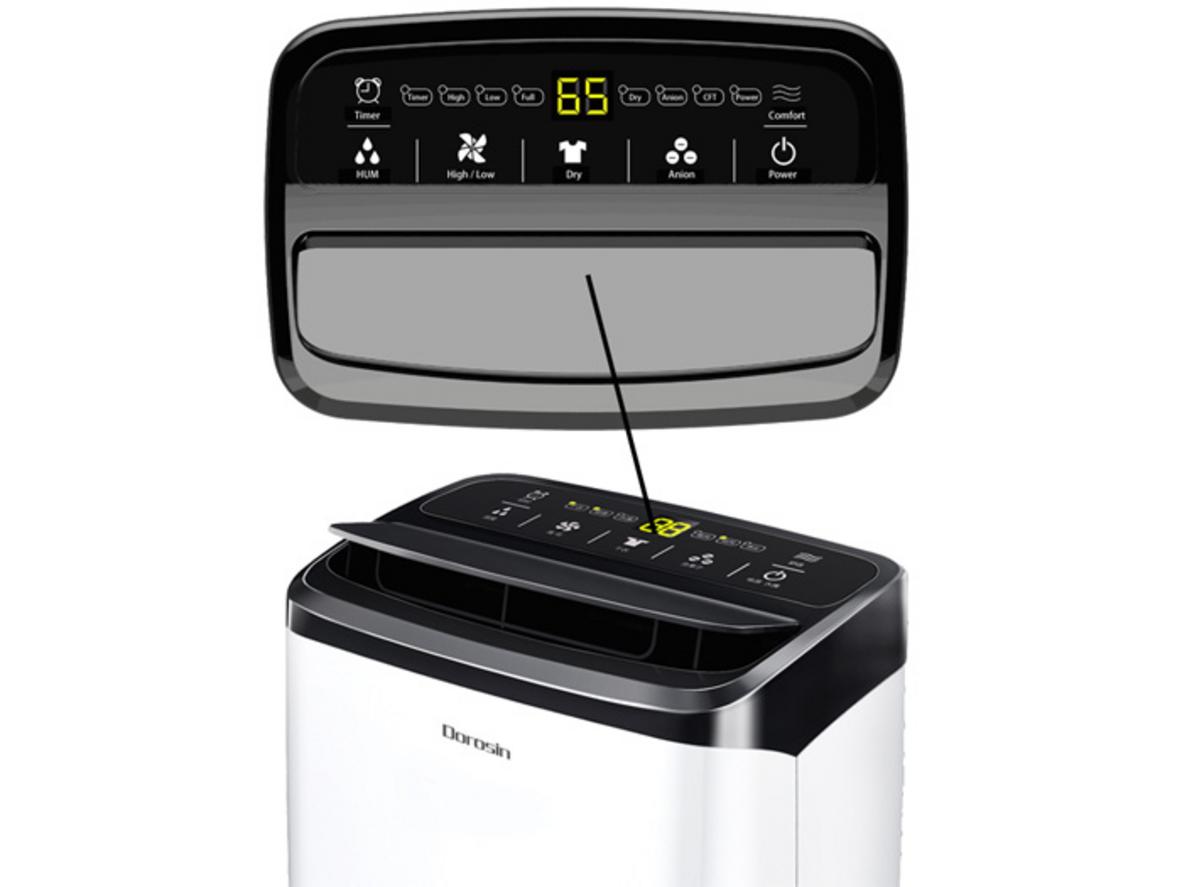 Airko ER-618C hút ẩm 18 lít/ngày với công suất điện 280W.