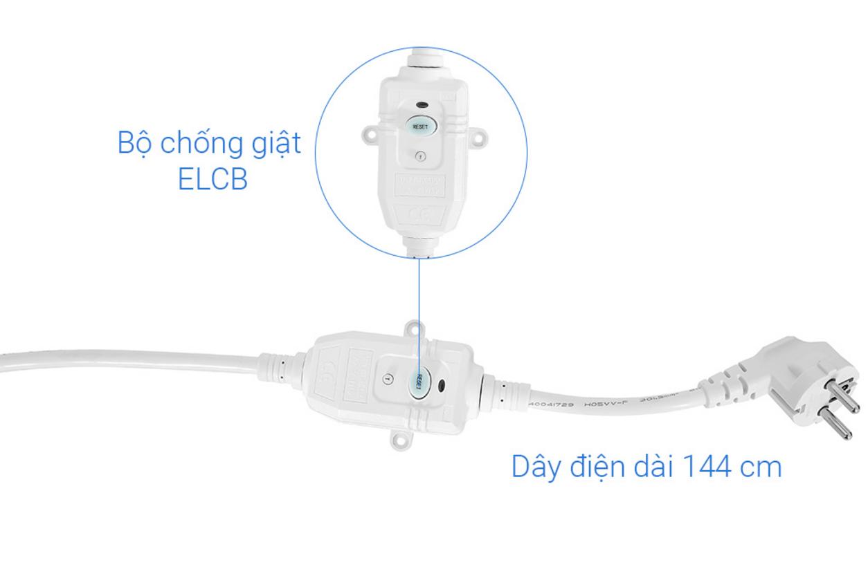 Áp lực 0.8 Mpa phù hợp nhiều điều kiện lắp đặt dân dụng.
