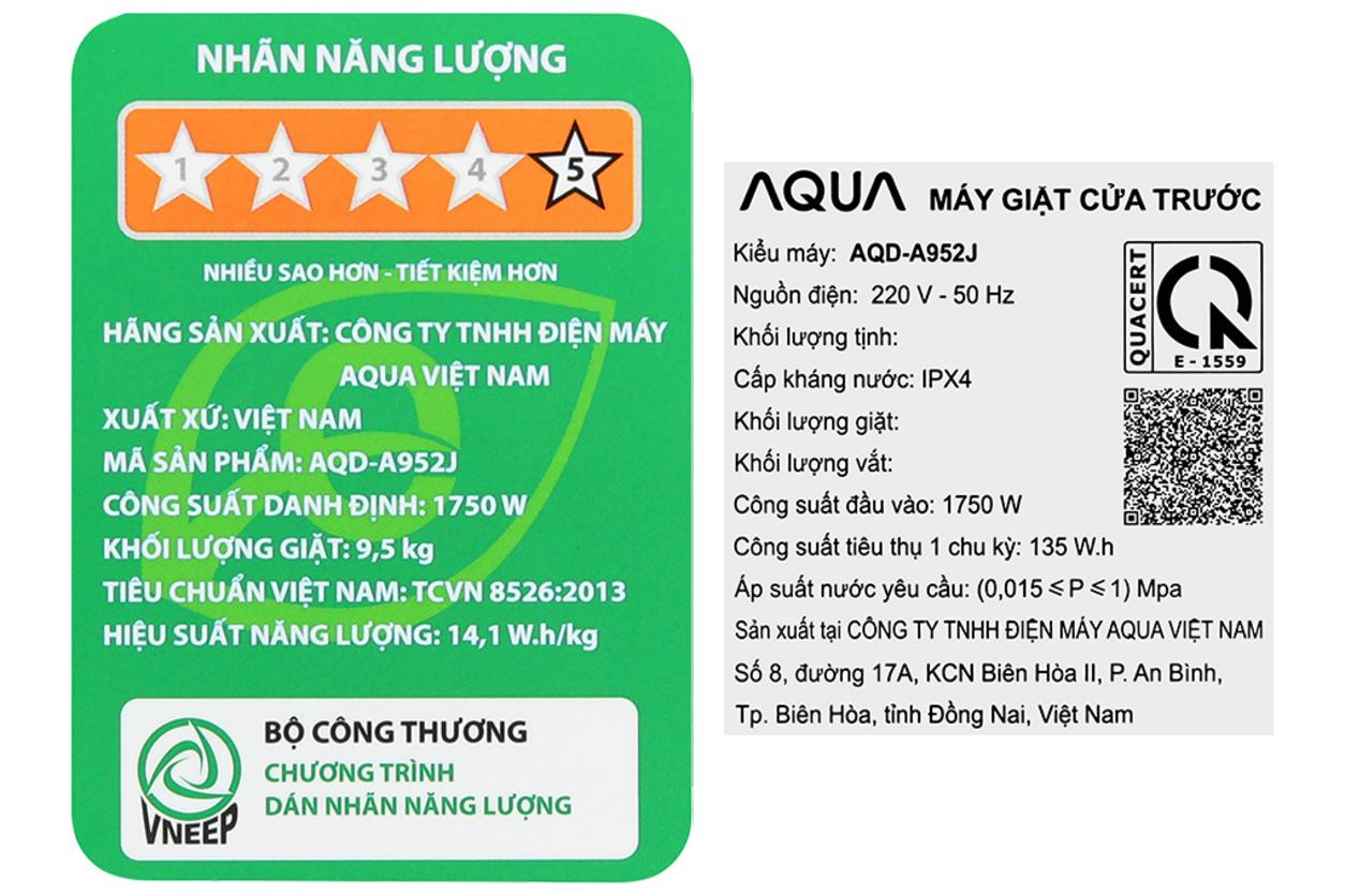Lồng giặt 525mm giúp đồ đảo đều, giảm xoắn rối và giặt sạch hơn.