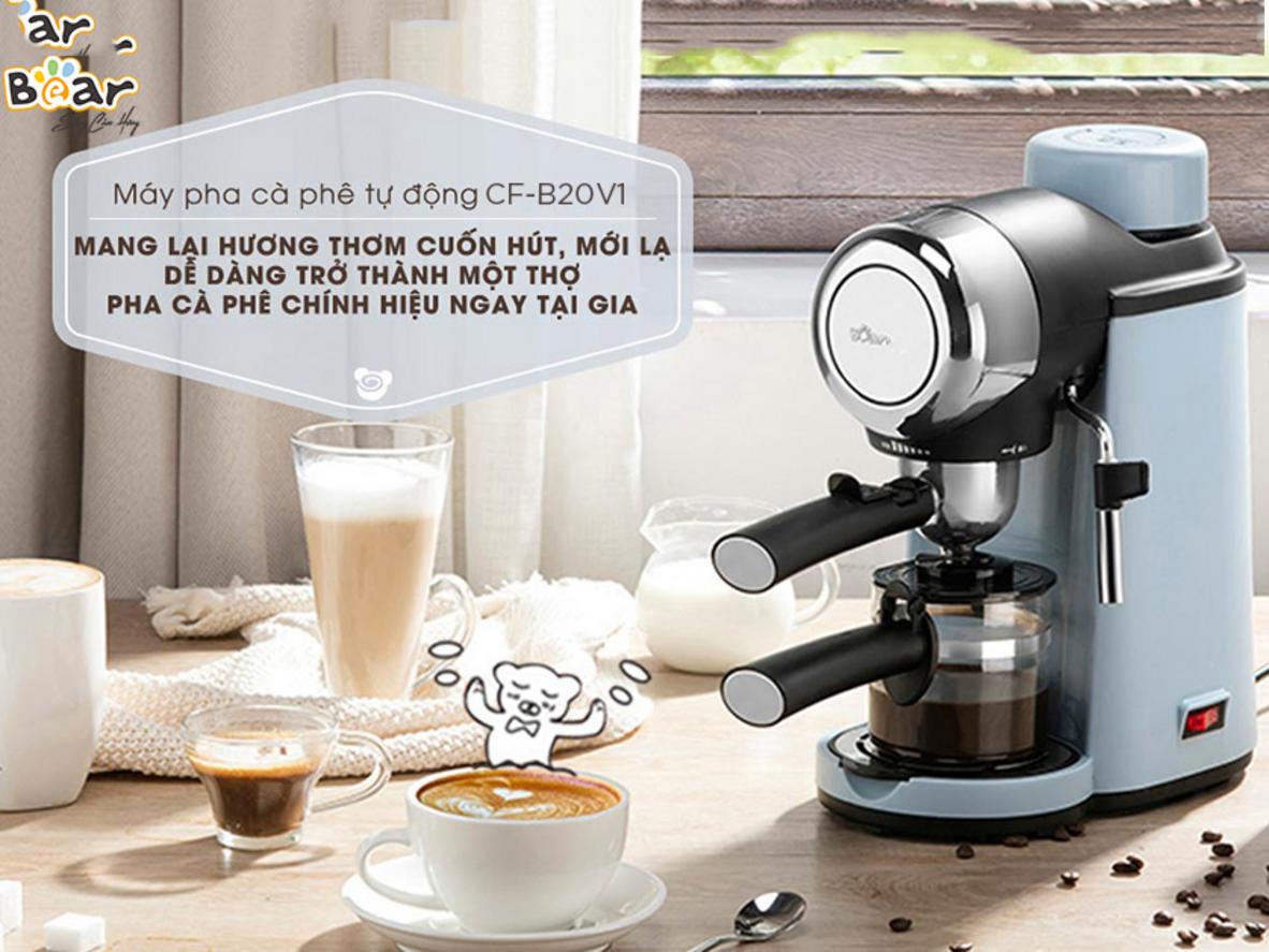 Máy hỗ trợ Espresso và Cappuccino, phù hợp thói quen uống cà phê sữa.