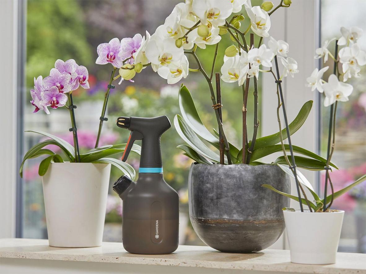 Béc phun đồng cho phép chuyển nhanh giữa tia thẳng và sương mịn.
