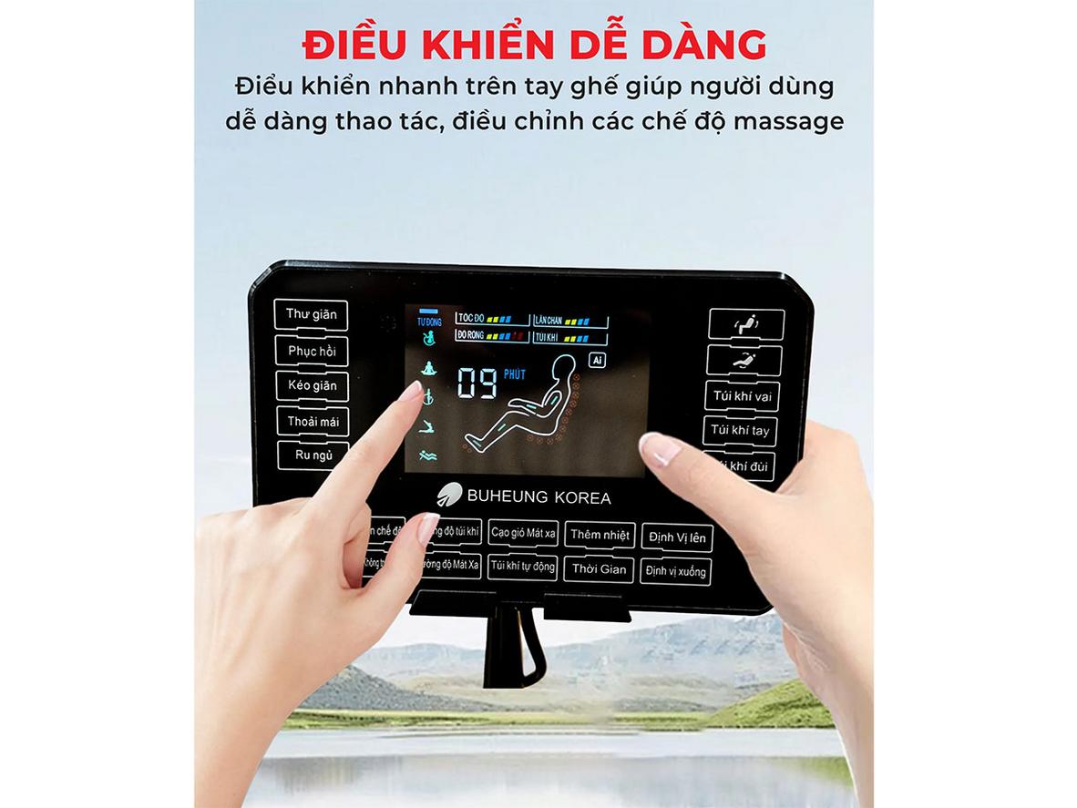 Bi lăn 4D và Scan Body trên Buheung MK-5179