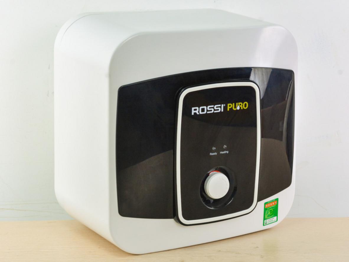 Tổng quan Bình nóng lạnh Rossi puro RPO15 SQ 15 lít vuông