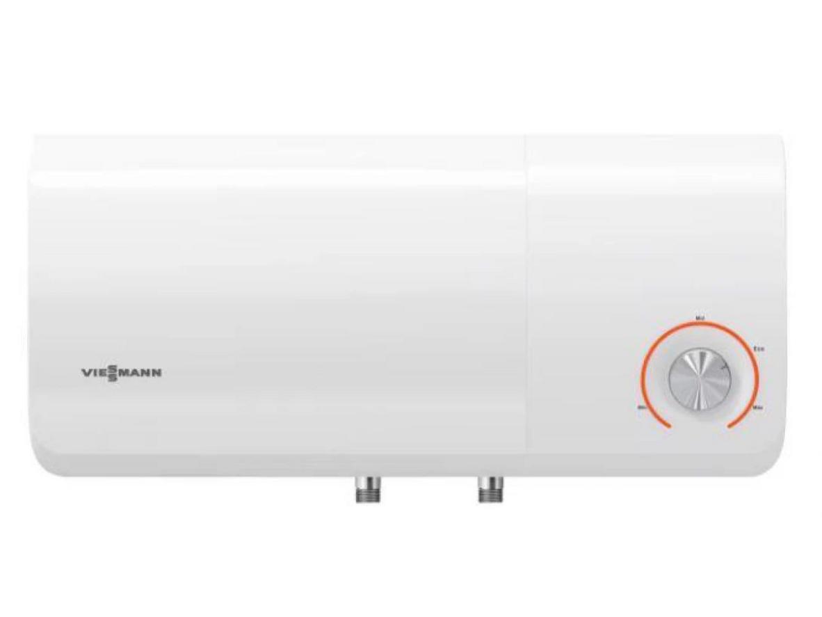 Viessmann P2S20 kiểu ngang phù hợp cho không gian tắm gia đình hiện đại.