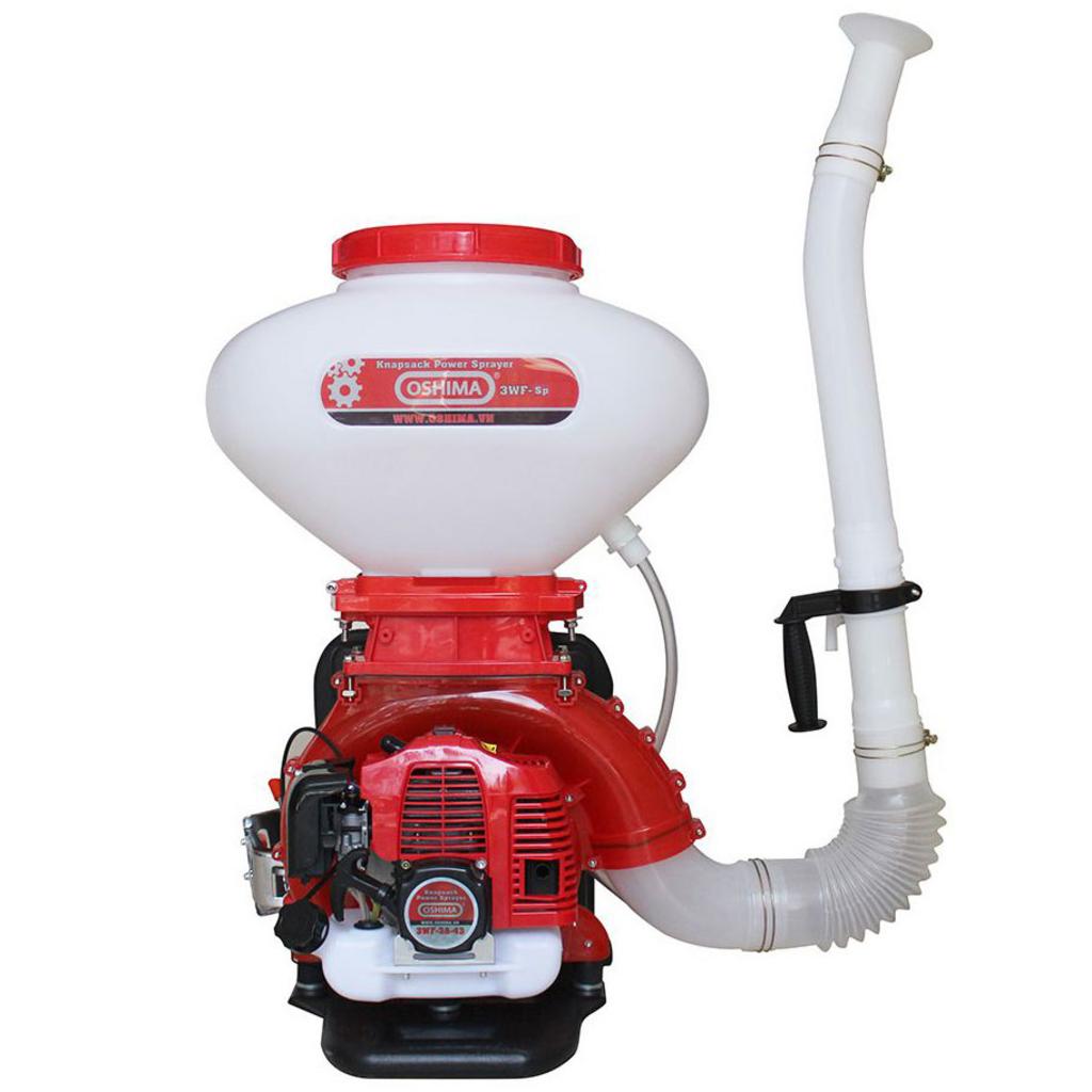 Bình phun thuốc diệt côn trùng Oshima 3WF-SP thiết kế đeo lưng, phù hợp làm việc diện rộng.