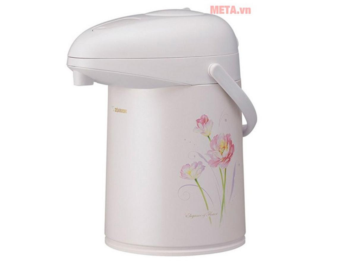 Các chi tiết quan trọng của bình thủy bơm Zojirushi AB-RB30-FC 3 lít.