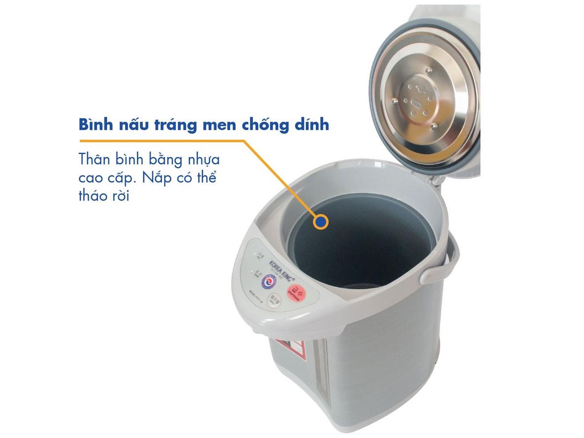 Giữ ấm tự động 80°C - 95°C giúp nước nóng luôn sẵn sàng để dùng ngay.