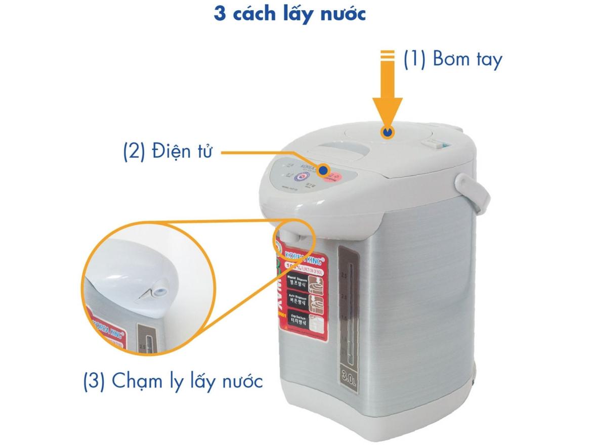 Ruột bình inox và chế độ giữ ấm tự động giúp nước nóng luôn sẵn sàng cho nhu cầu hằng ngày.