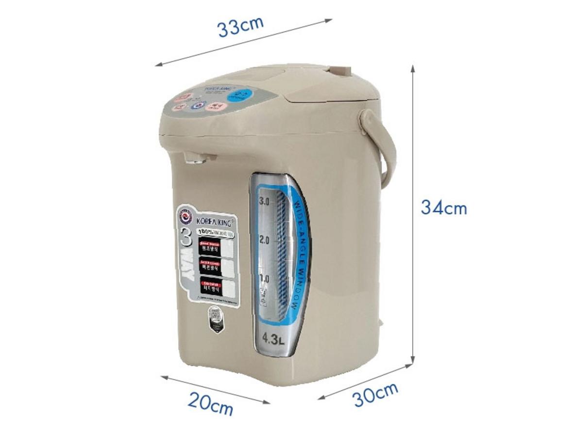 Korea King PWP-43L gọn gàng, tiện dùng cho bếp gia đình và văn phòng nhỏ.