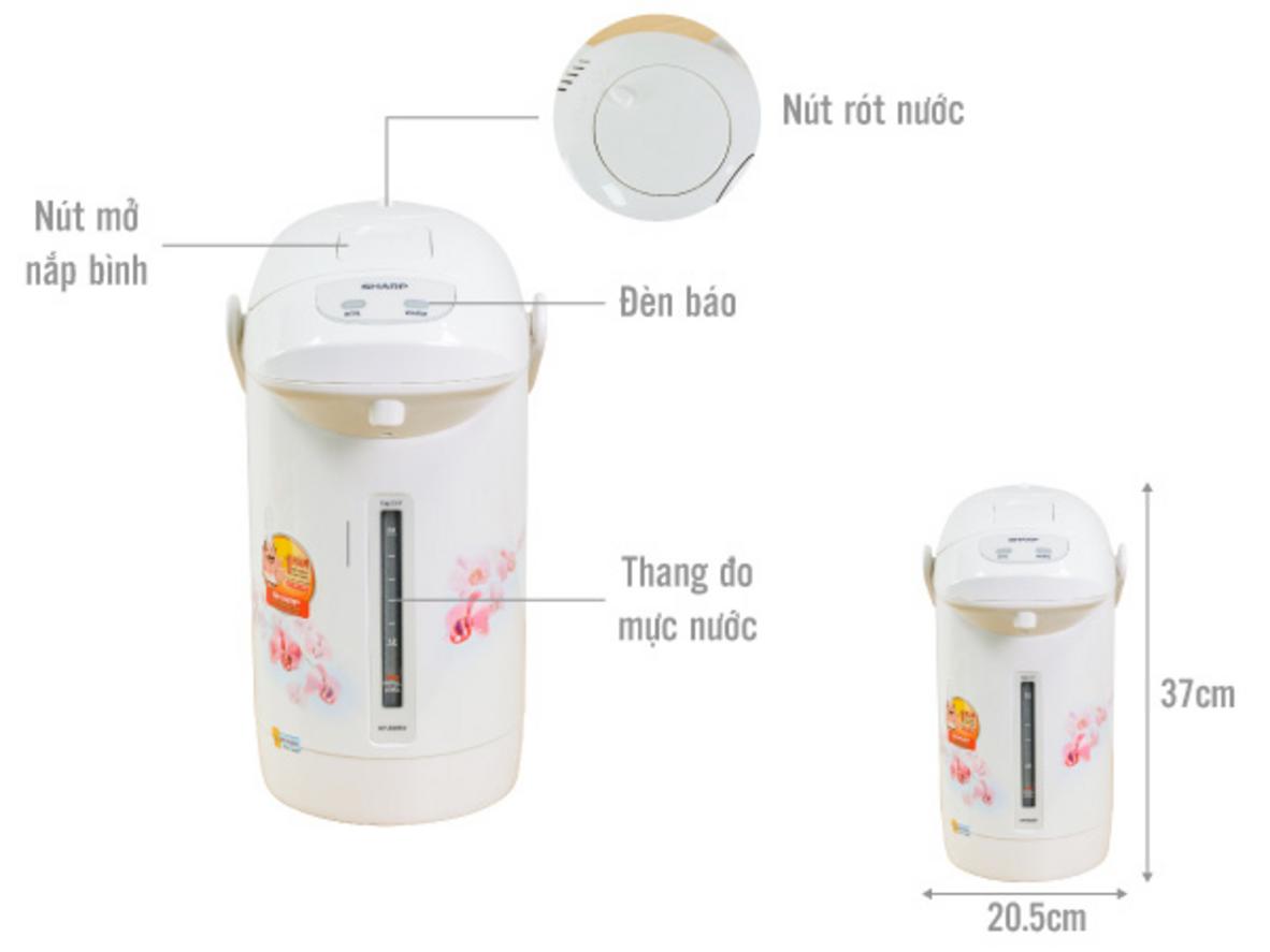Tổng quan Sharp KP-B28SV cho thấy thiết kế gọn, dễ dùng và phù hợp nhiều không gian.