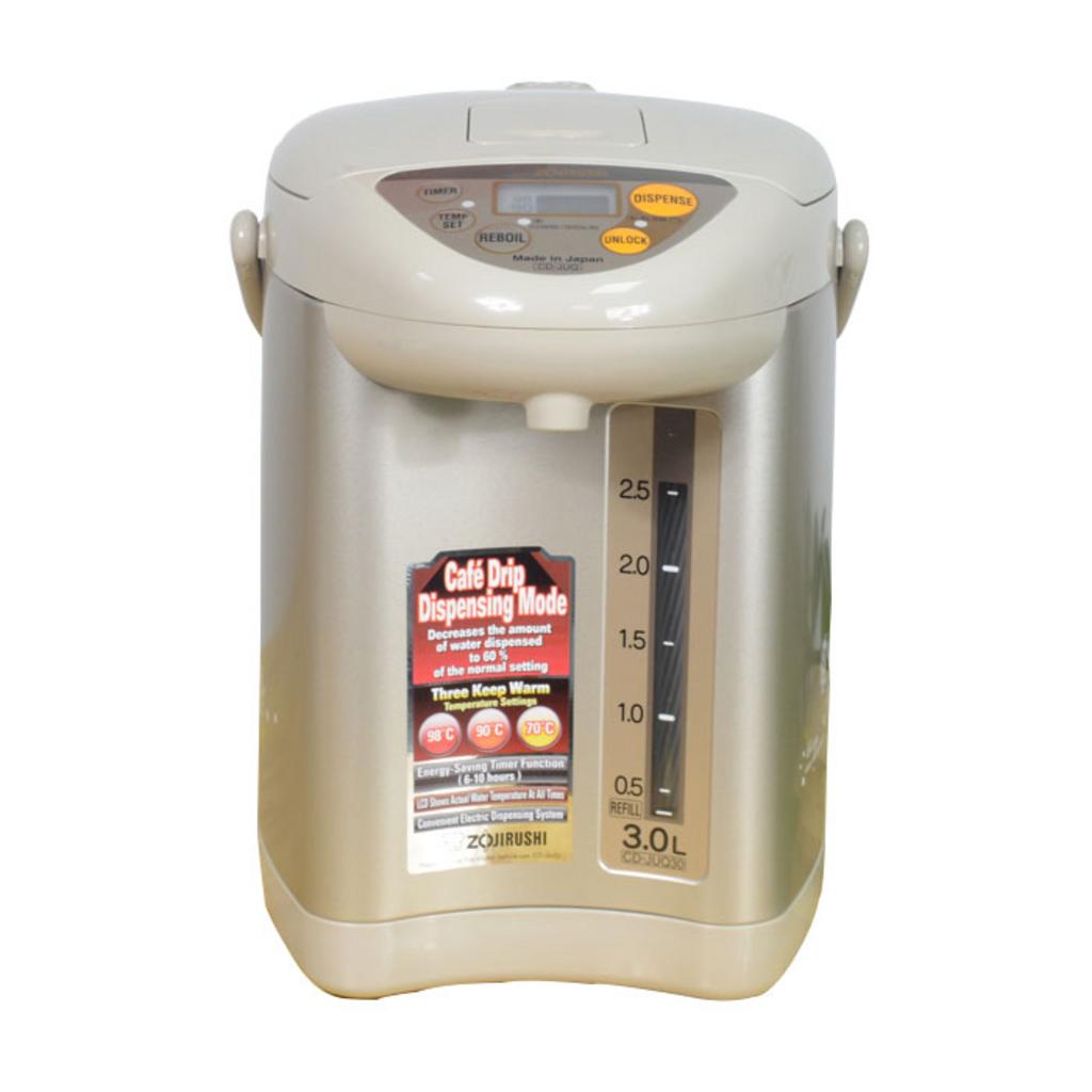 Bình thủy điện Zojirushi CD-JUQ30 phù hợp cho nhu cầu dùng nước nóng hằng ngày trong gia đình.