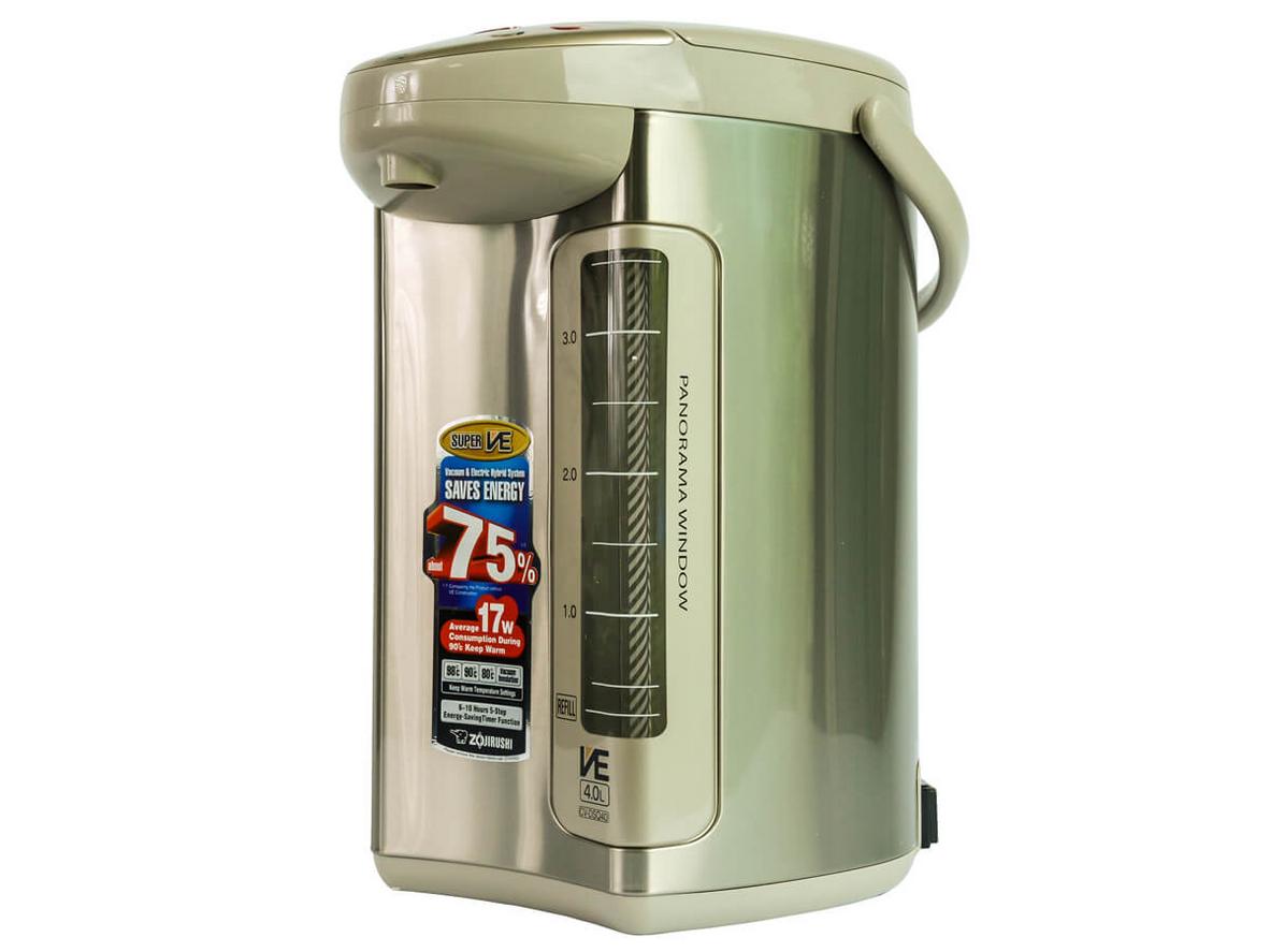 Zojirushi CV-DSQ40 4 lít cho nhu cầu nước nóng ổn định cả ngày.