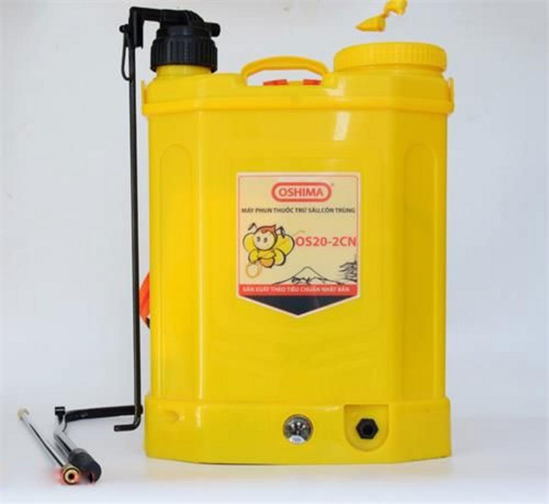 Bình xịt điện Oshima OS20-2CN phù hợp cho nhu cầu phun xịt nông nghiệp hằng ngày.
