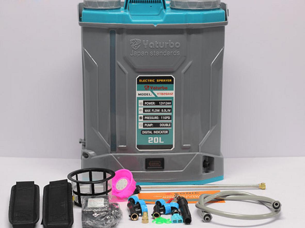 YTB20A12 cho tia phun mạnh, đều, phù hợp làm việc trên diện rộng.