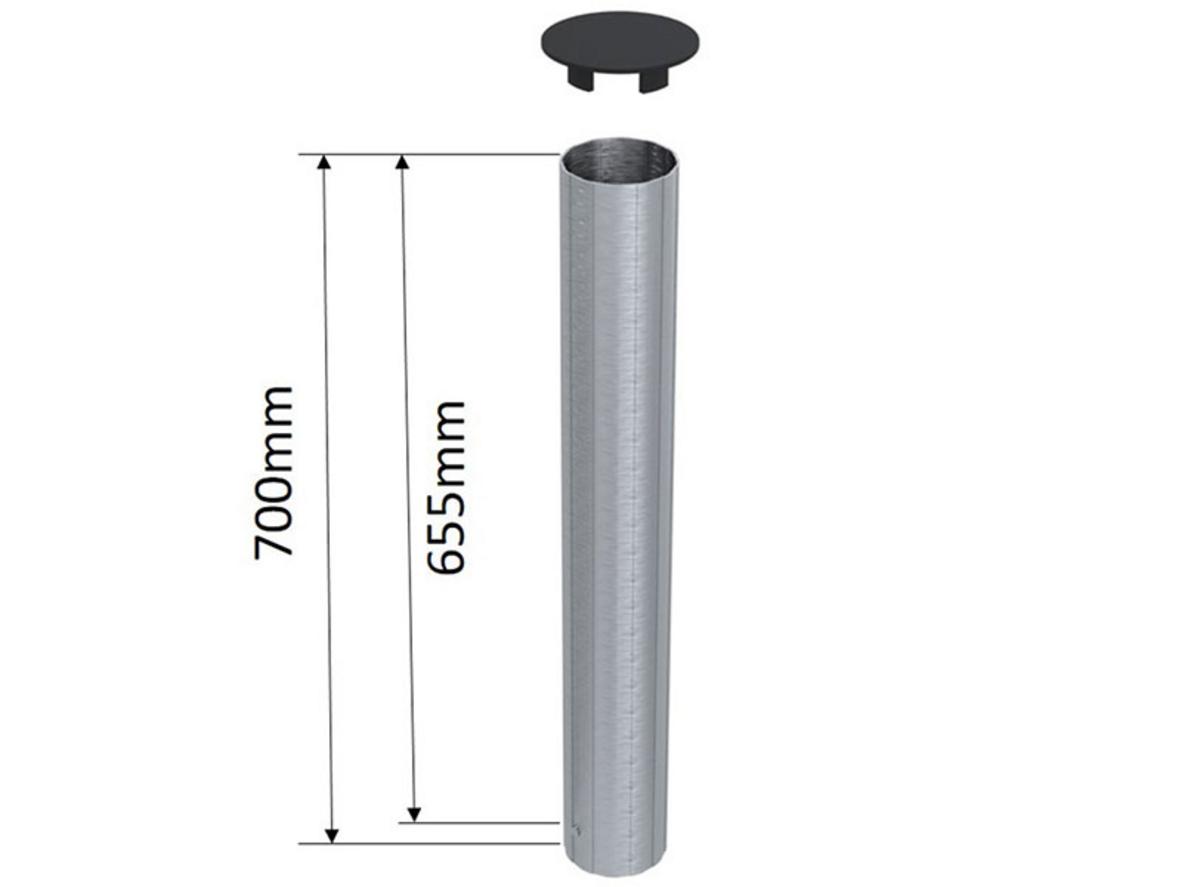 Cấu tạo nhôm cứng, nắp PVC và chuẩn Ø90mm của S30358BR.