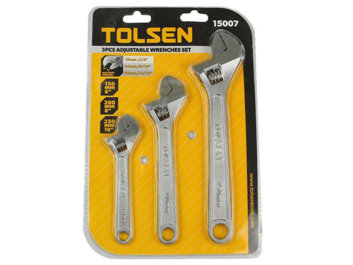 Bộ 3 mỏ lết Tolsen 15007