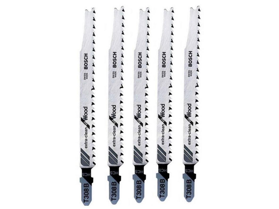 Bộ 5 lưỡi cưa lọng gỗ Bosch T 308 B - 2608900551