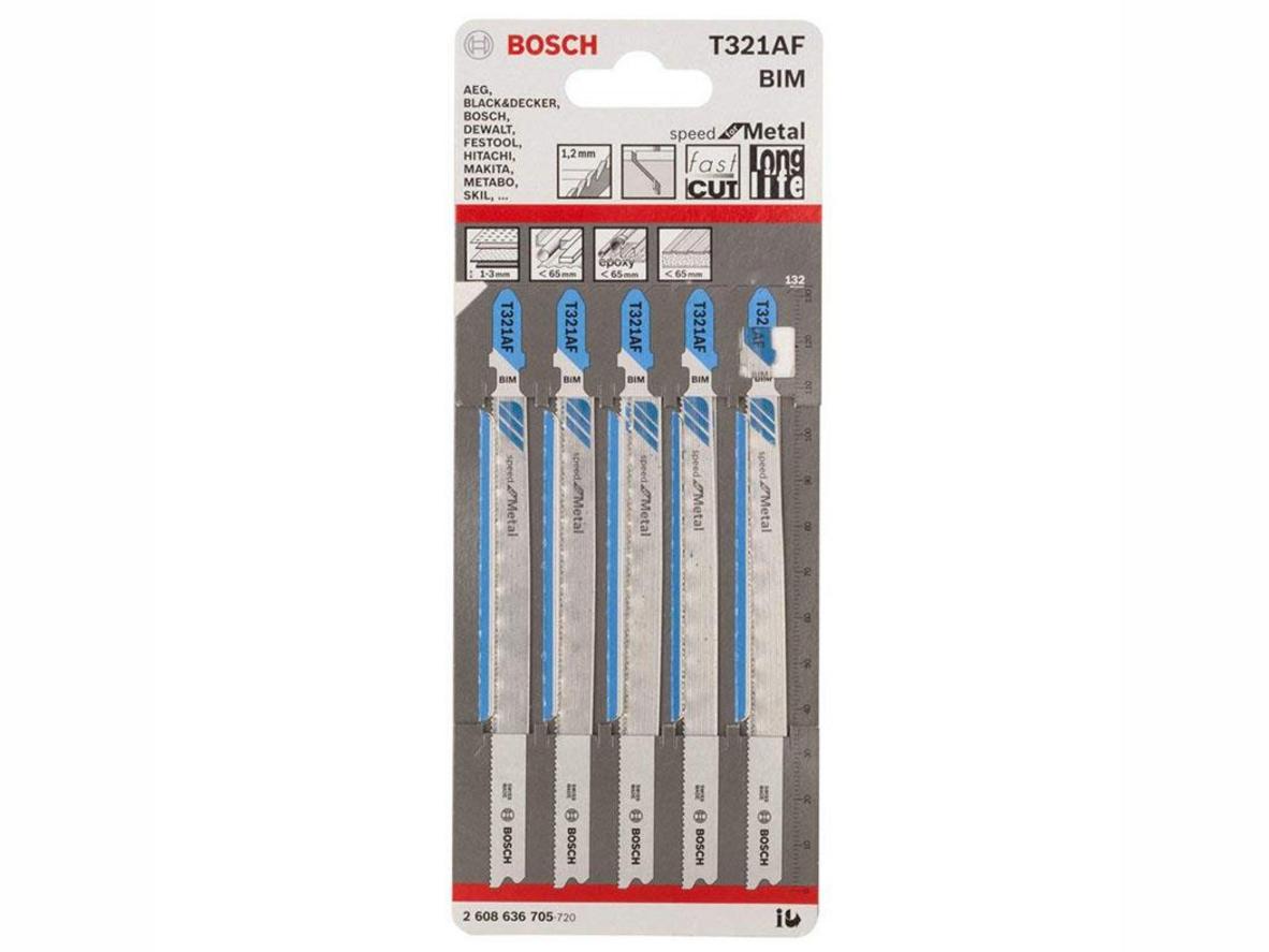 Bộ 5 lưỡi cưa lọng sắt Bosch T 321 AF - 2608636705