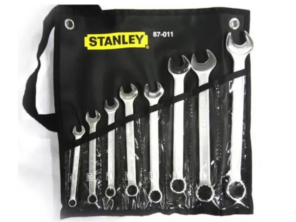 Bộ cờ lê vòng miệng 8 chi tiết Stanley 87-011-1