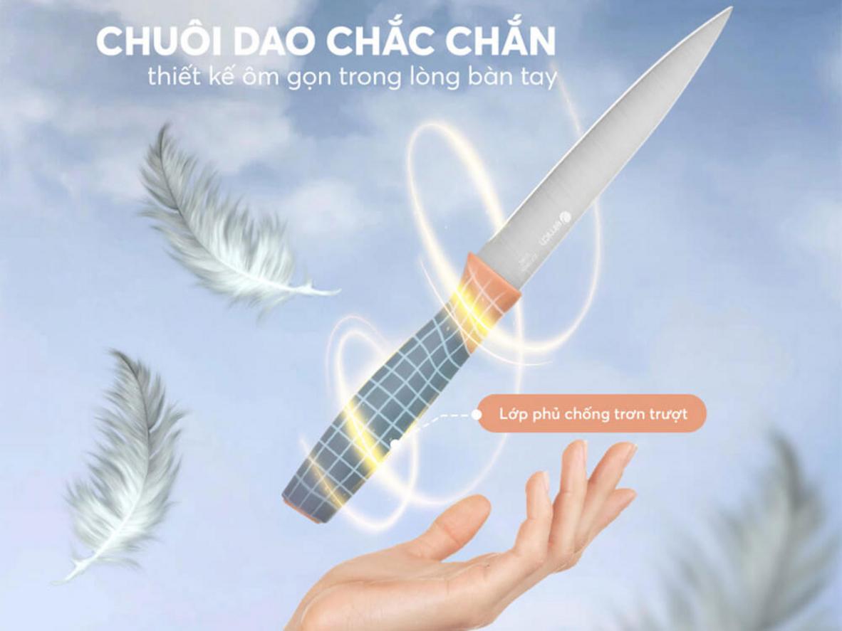 Thép 5Cr15 cho lưỡi dao sắc ổn định, phù hợp sử dụng hằng ngày.
