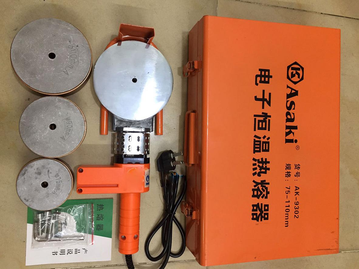 Bộ đầu hàn lớn cho ống PP-R cỡ lớn.