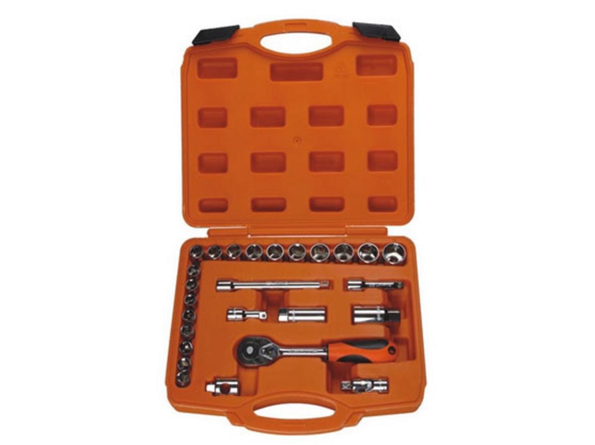 Bộ khẩu Asaki AK-9756 26 chi tiết 3/8 inch gọn, bền và dễ mang theo.