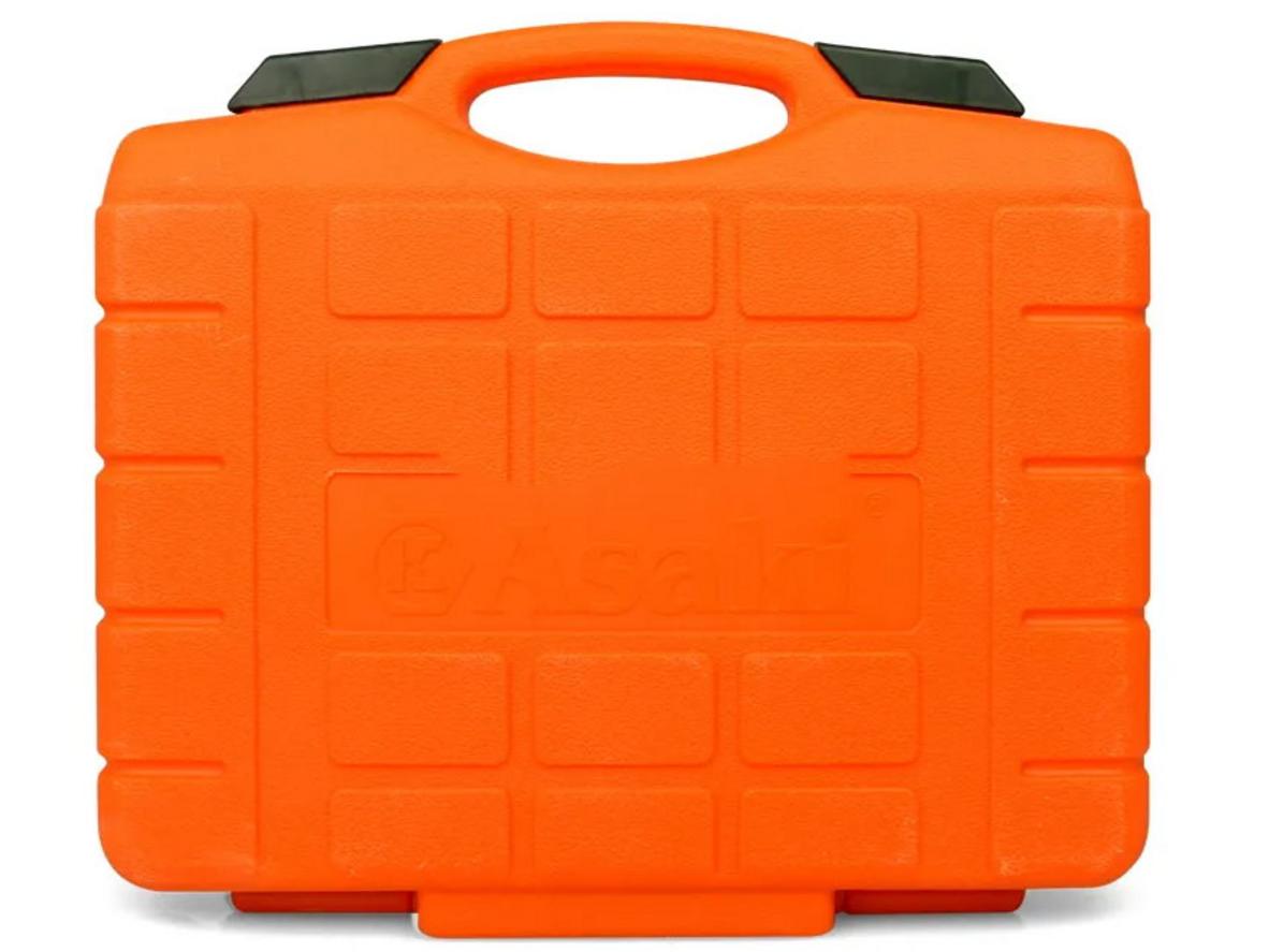 Đầu khẩu 6 cạnh và 12 cạnh trong bộ Asaki AK-9772 giúp tăng lực bám và linh hoạt khi thao tác.