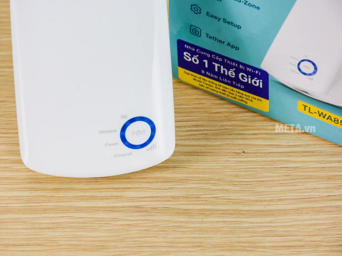 TL-WA850RE mở rộng vùng phủ sóng theo cách đơn giản, phù hợp nhà ở và văn phòng nhỏ.