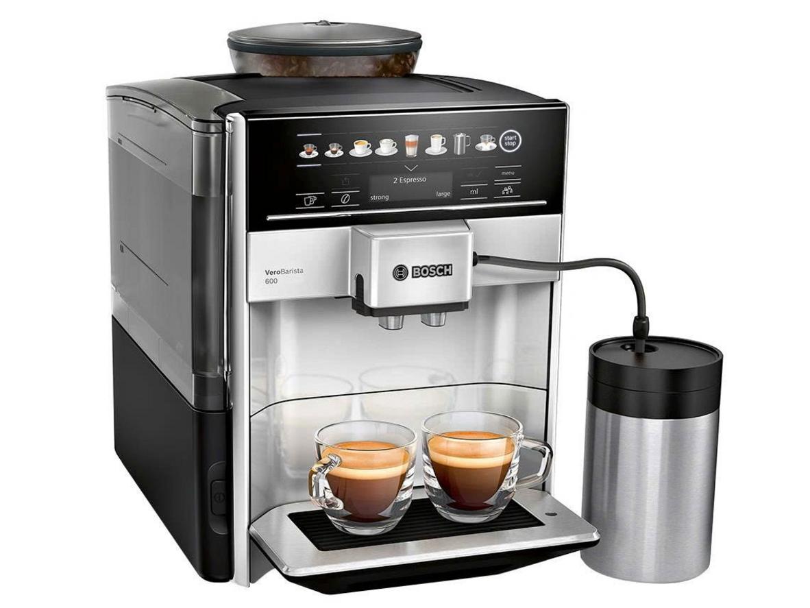 Bosch TIS65621RW mang trải nghiệm pha cà phê tự động một chạm cho gia đình và văn phòng nhỏ.
