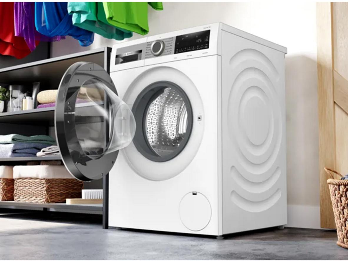 10kg và 1400 vòng/phút giúp giặt nhiều hơn trong một lần và vắt khô nhanh hơn.