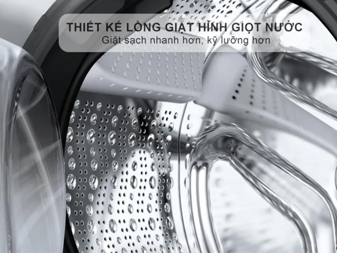 Bosch WGG25400SG cân bằng tốt giữa giặt sạch, chạy êm và tiết kiệm tài nguyên.