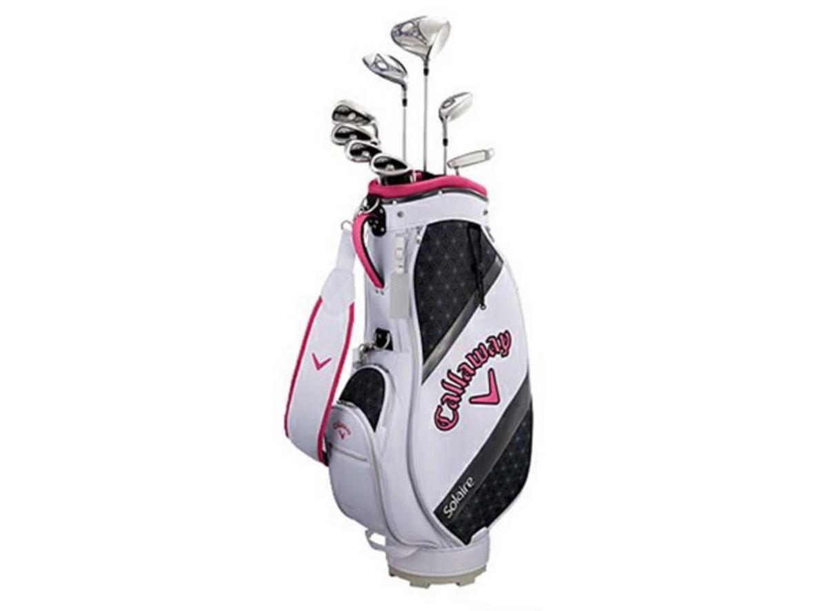 Cấu hình 8 gậy đồng bộ của Callaway Solaire 18 Lady giúp golfer nữ dễ bắt đầu hơn.