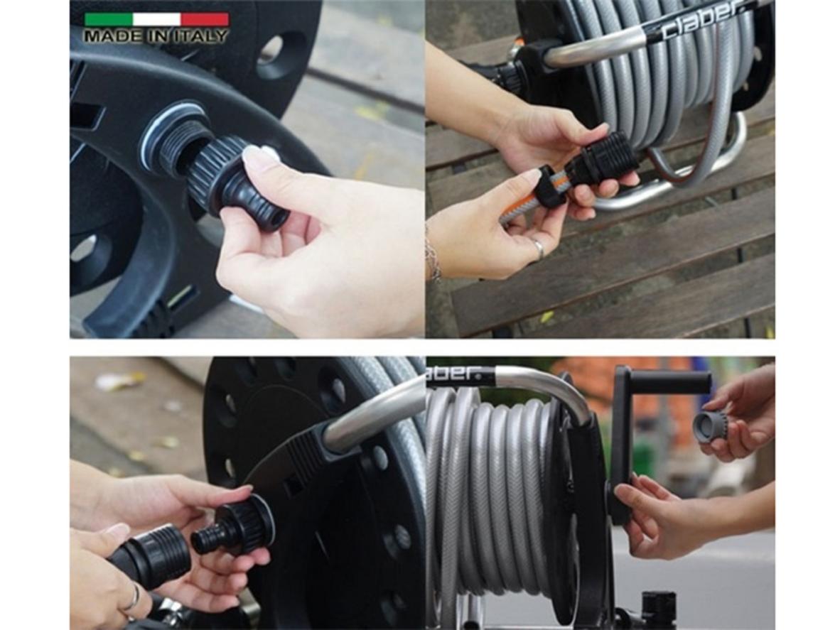 Quick-Click và Aquastop hỗ trợ lắp nhanh, thao tác sạch gọn.