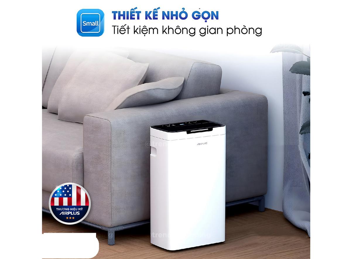Compressor và Ionizer giúp Airplus AP10-2010EW hút ẩm ổn định hơn cho phòng nhỏ.