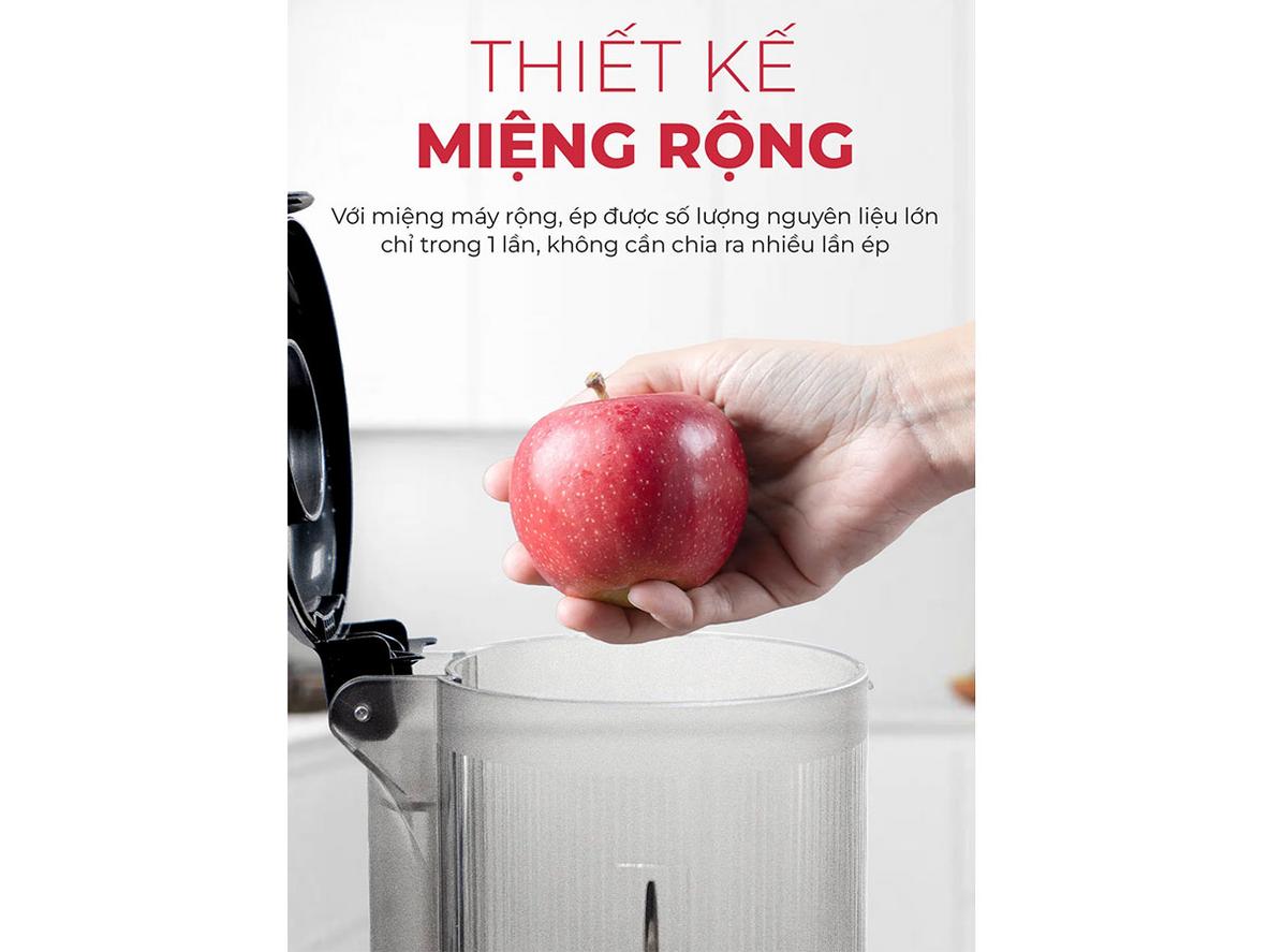 Công suất 150W và tốc độ chậm cho nhu cầu gia đình