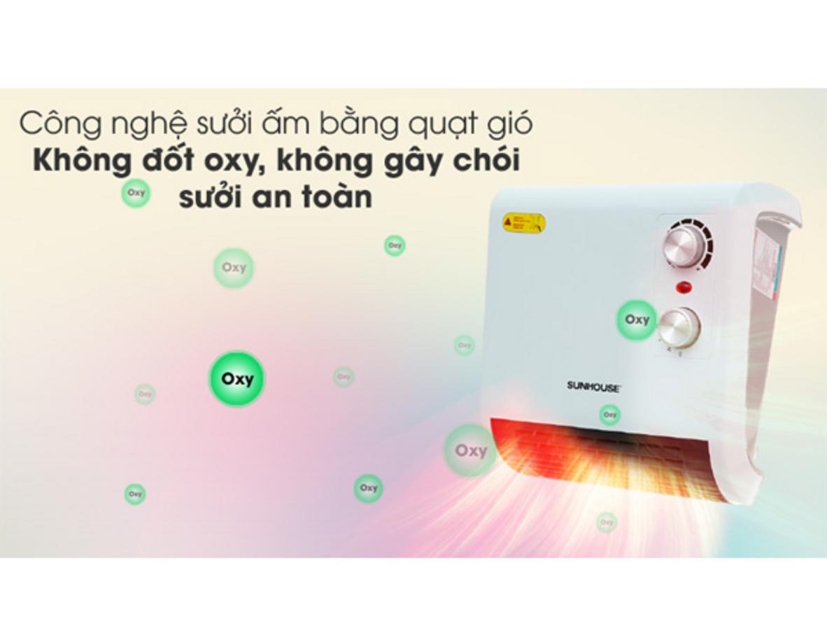 2 mức nhiệt giúp điều chỉnh độ ấm linh hoạt theo nhu cầu.
