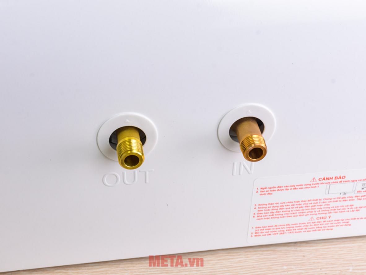 Công suất 2500W cho nước nóng ổn định