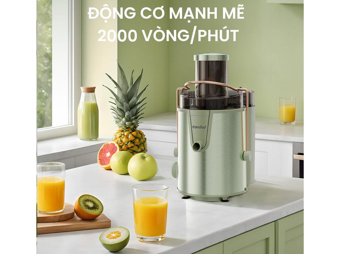Ép nhanh hơn mỗi ngày với công suất 280W và công nghệ ép siêu tốc