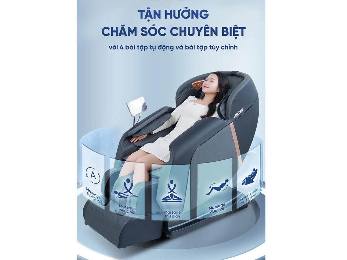 Da PU vân Nappa và điều khiển giọng nói tiếng Việt