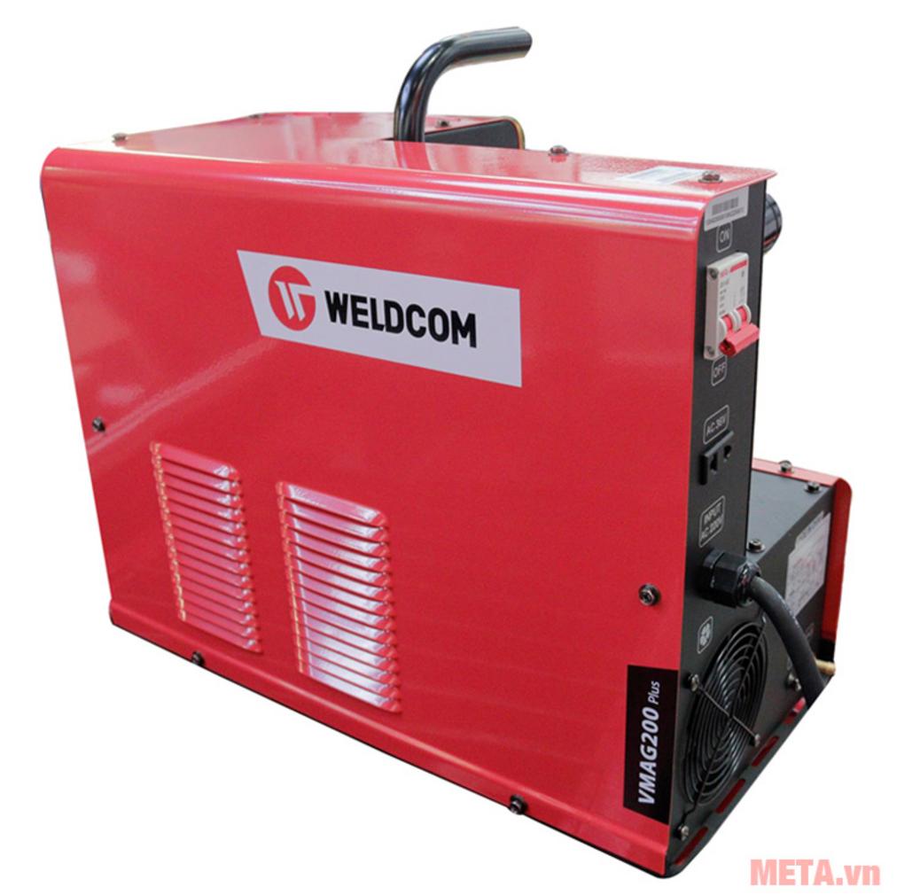 Dải dòng 50A–200A giúp máy phù hợp nhiều công việc hàn phổ thông.