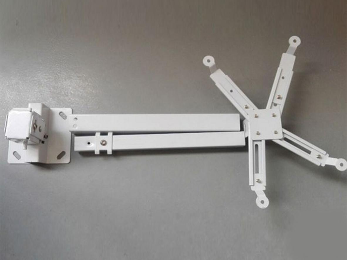 Chiều dài điều chỉnh 90–180 cm giúp giá treo máy chiếu Dalite MS18 phù hợp nhiều độ cao trần.