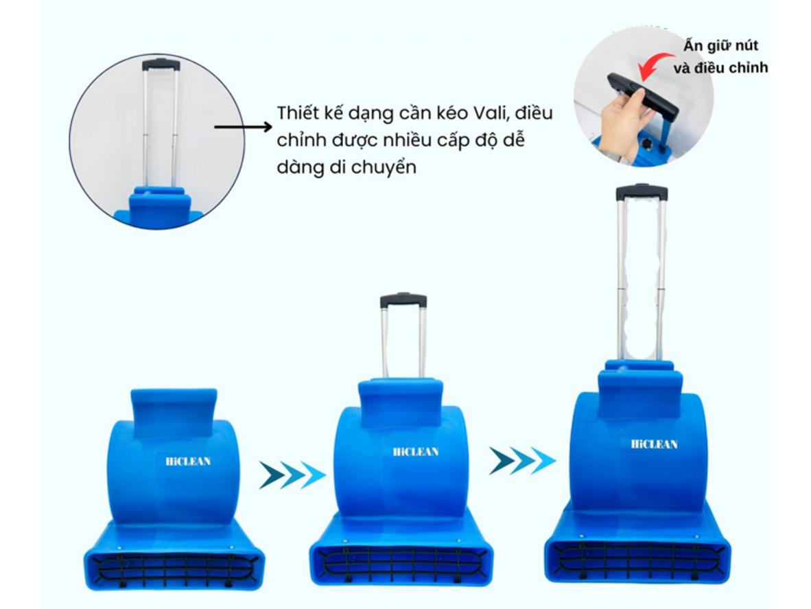 Độ ồn ≤ 65 dB giúp HC 535 phù hợp hơn cho môi trường dịch vụ có người qua lại.