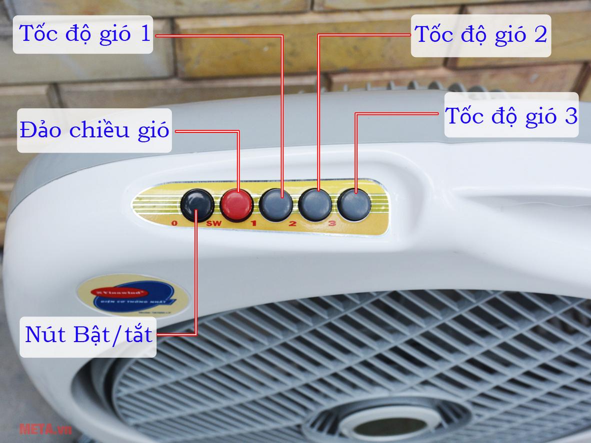 Động cơ bạc thau giúp quạt chạy ổn định, tiết kiệm điện.