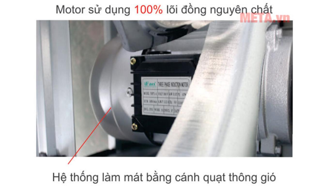 Động cơ lõi đồng giúp iFan 54C vận hành ổn định khi chạy liên tục.