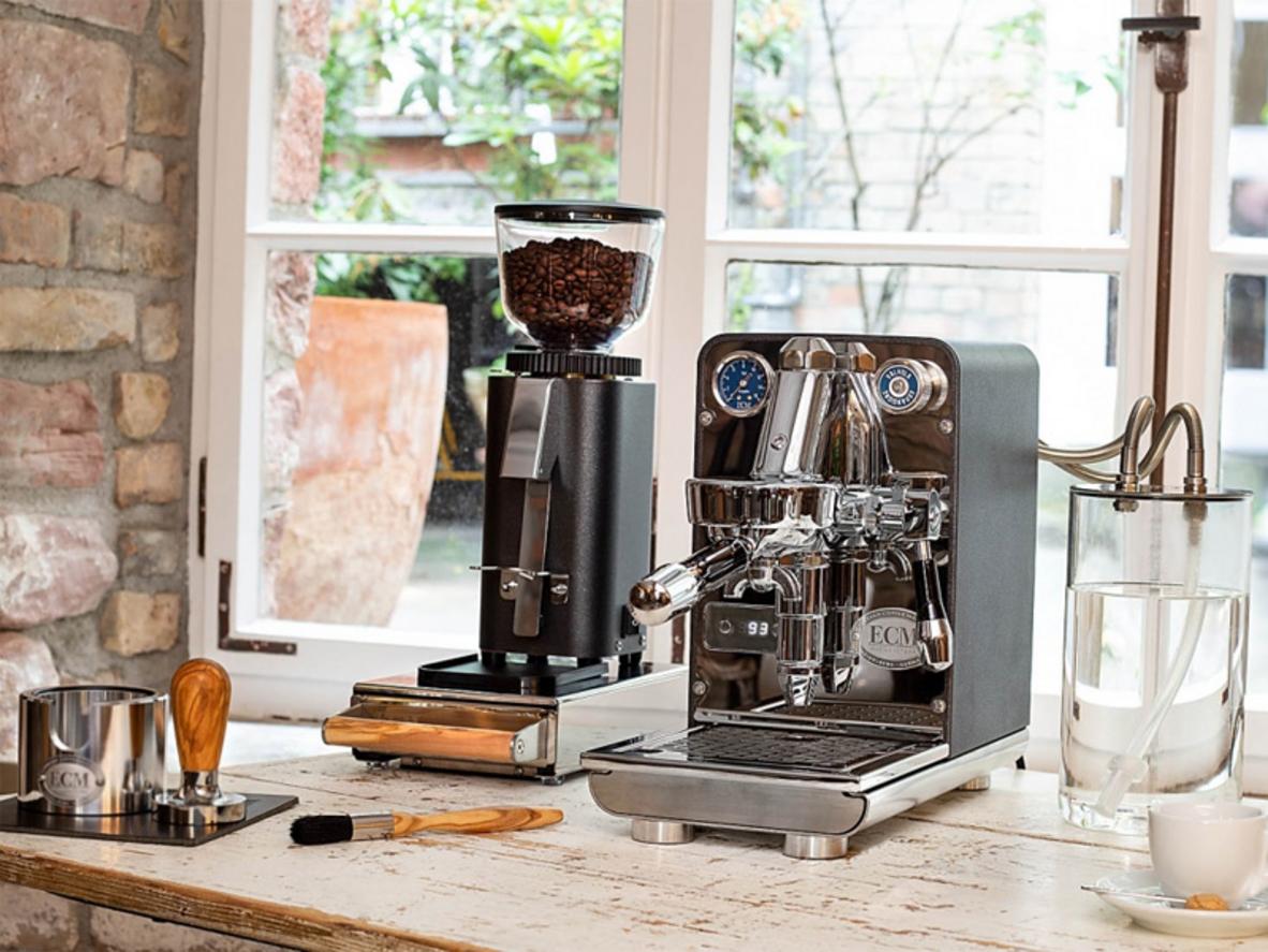 Các thành phần chính của ECM Puristika đều hướng tới chất lượng espresso ổn định.